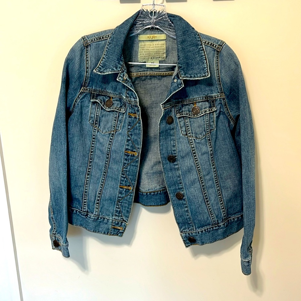 Old Navy Women’s Maternity Jean Jacket / Size XS / Excellent Condition / Cotton